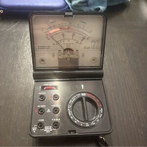 Micronta 22-211A Folding Multi Meter (Radioshack) Multitester No Leads TESTED